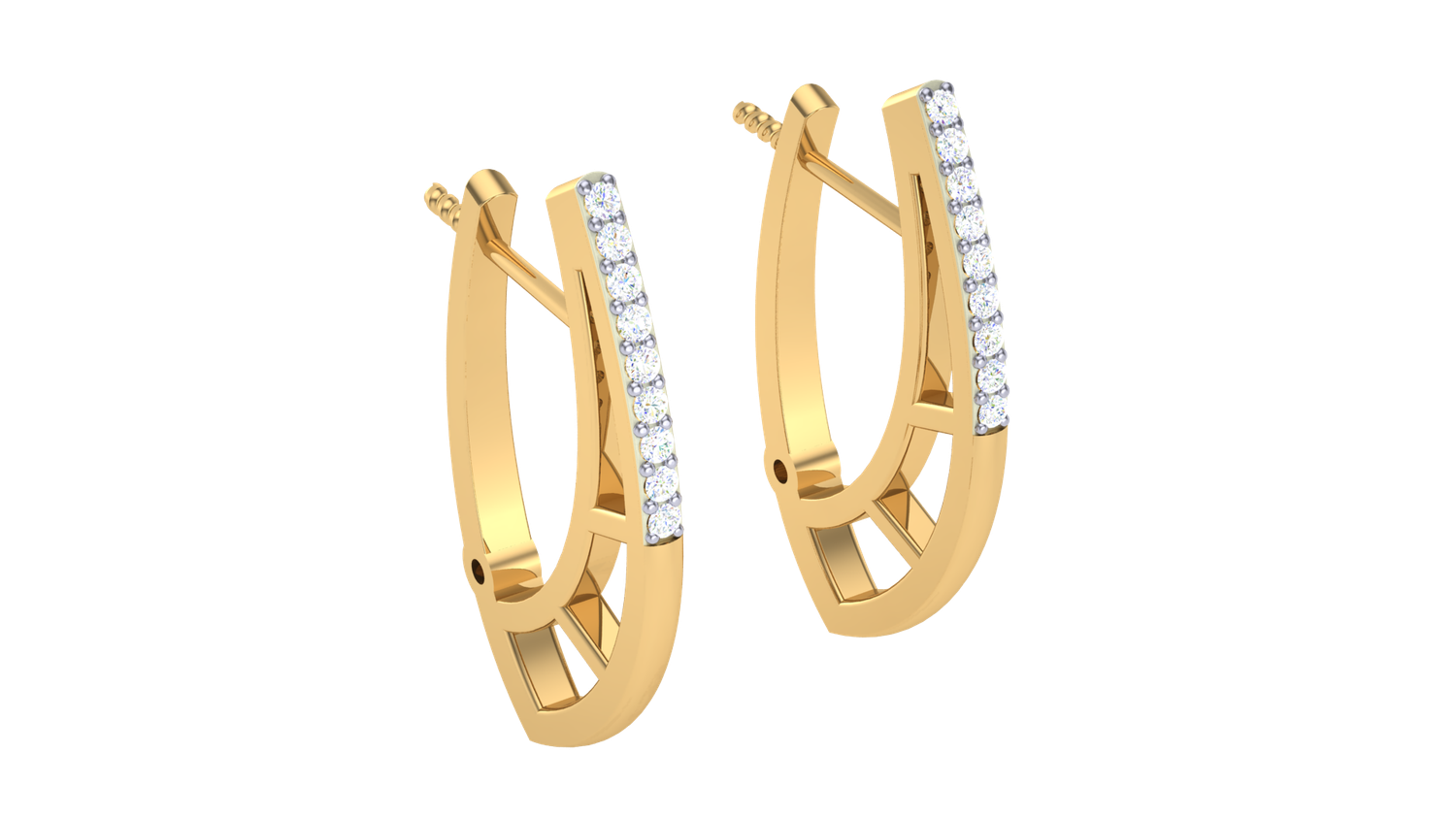 Golden Starfall Earrings