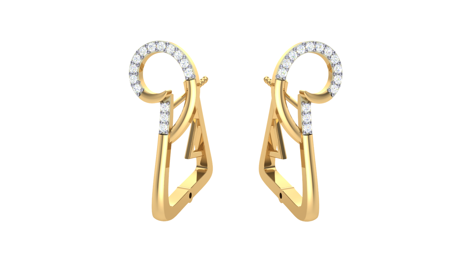 Frosted Petal Earrings