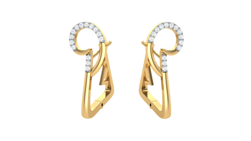 Frosted Petal Earrings