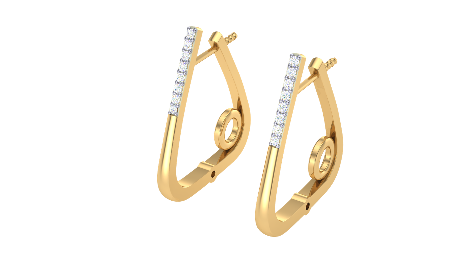 Iridescent Wave Earrings