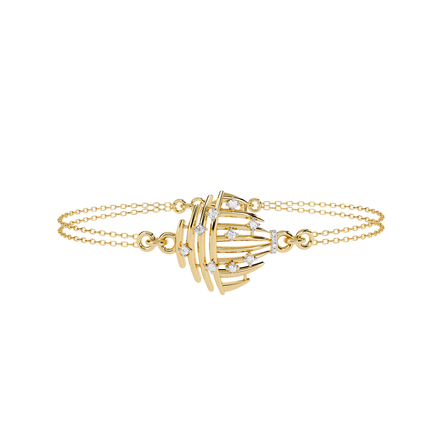 Radiant Ember Diamond Bracelet
