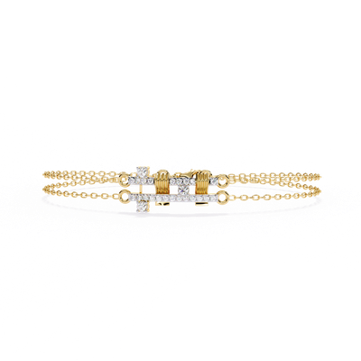 Luxe Grid Diamond Bracelet