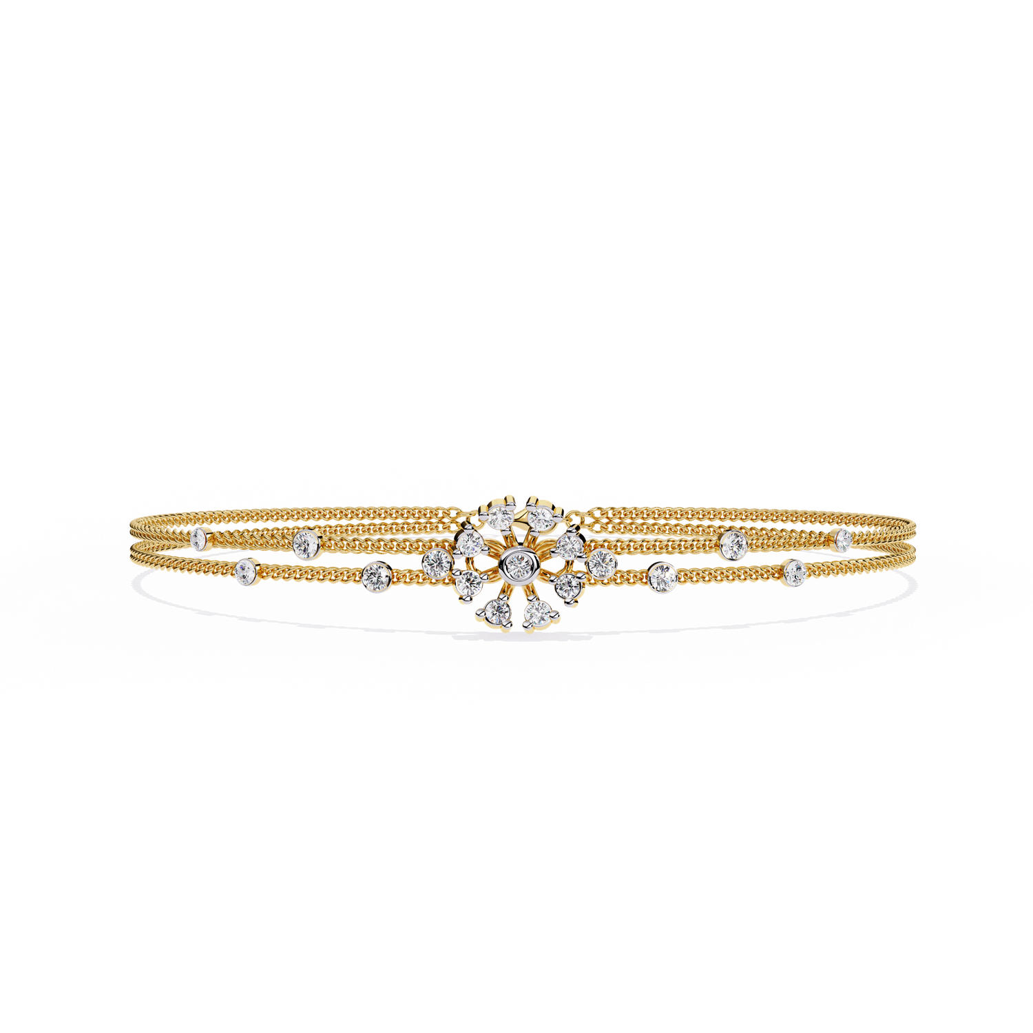 Fleur Essence Diamond Bracelet