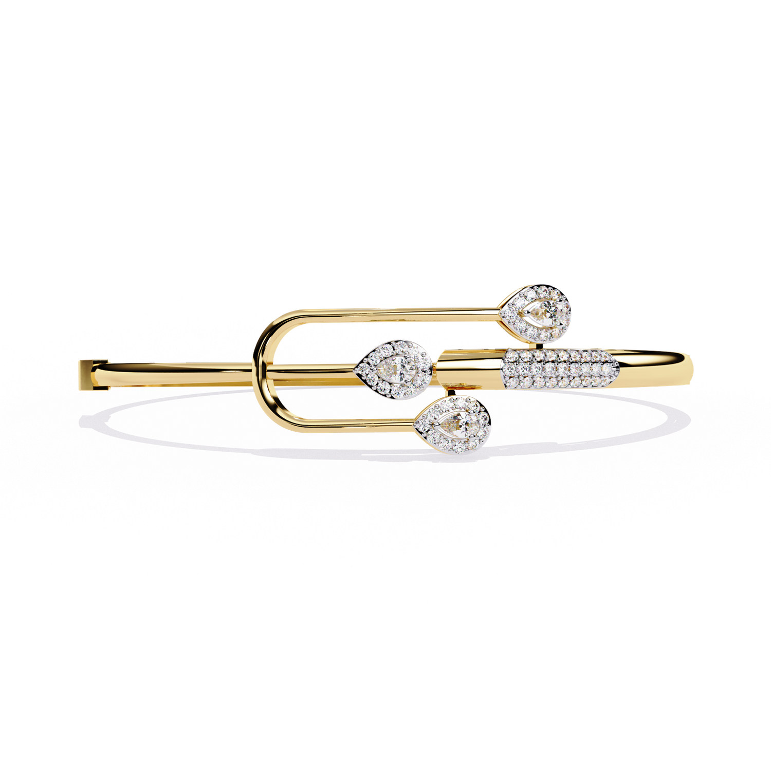 Luxe Vibe Diamond Cuff Bracelet