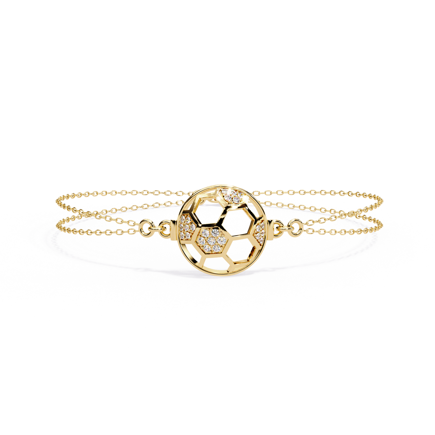 HexaBloom Diamond Bracelet