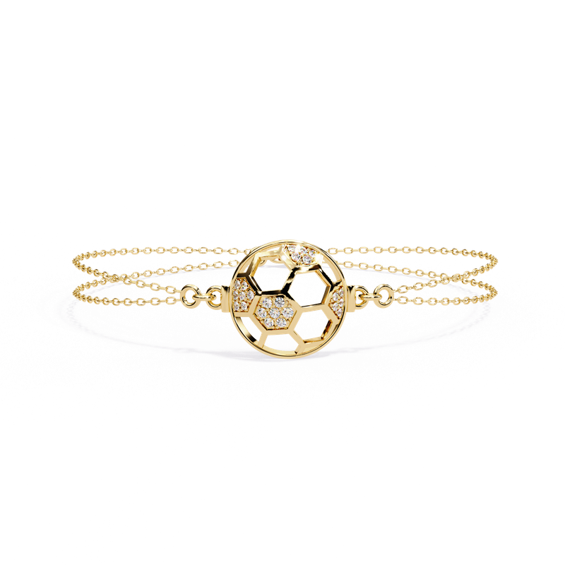HexaBloom Diamond Bracelet