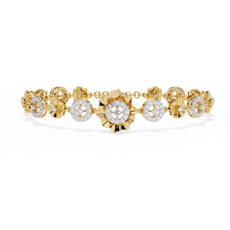 Blossom Radiance Diamond Bracelet