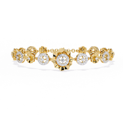 Blossom Radiance Diamond Bracelet