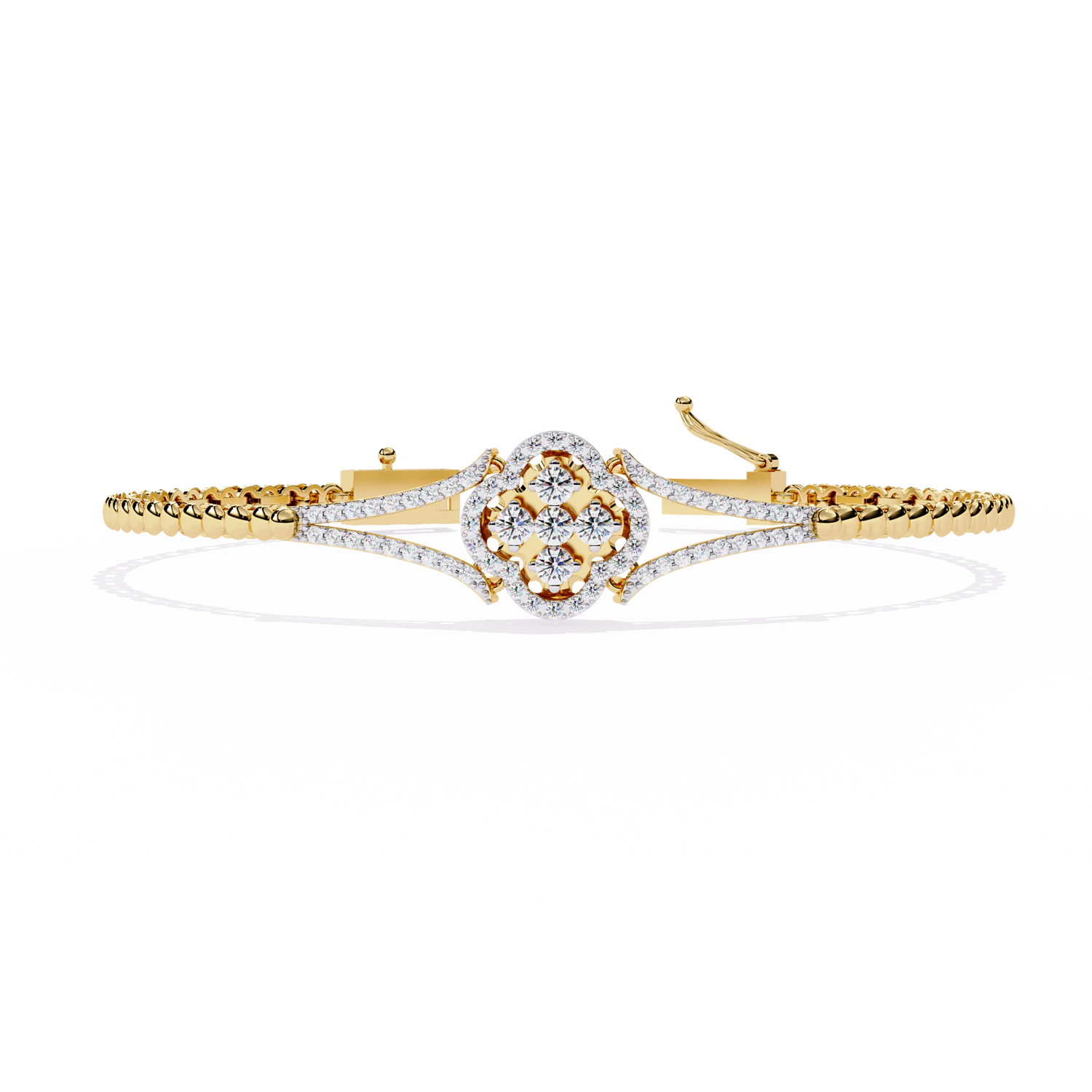 Stellar Bloom Diamond Bracelet