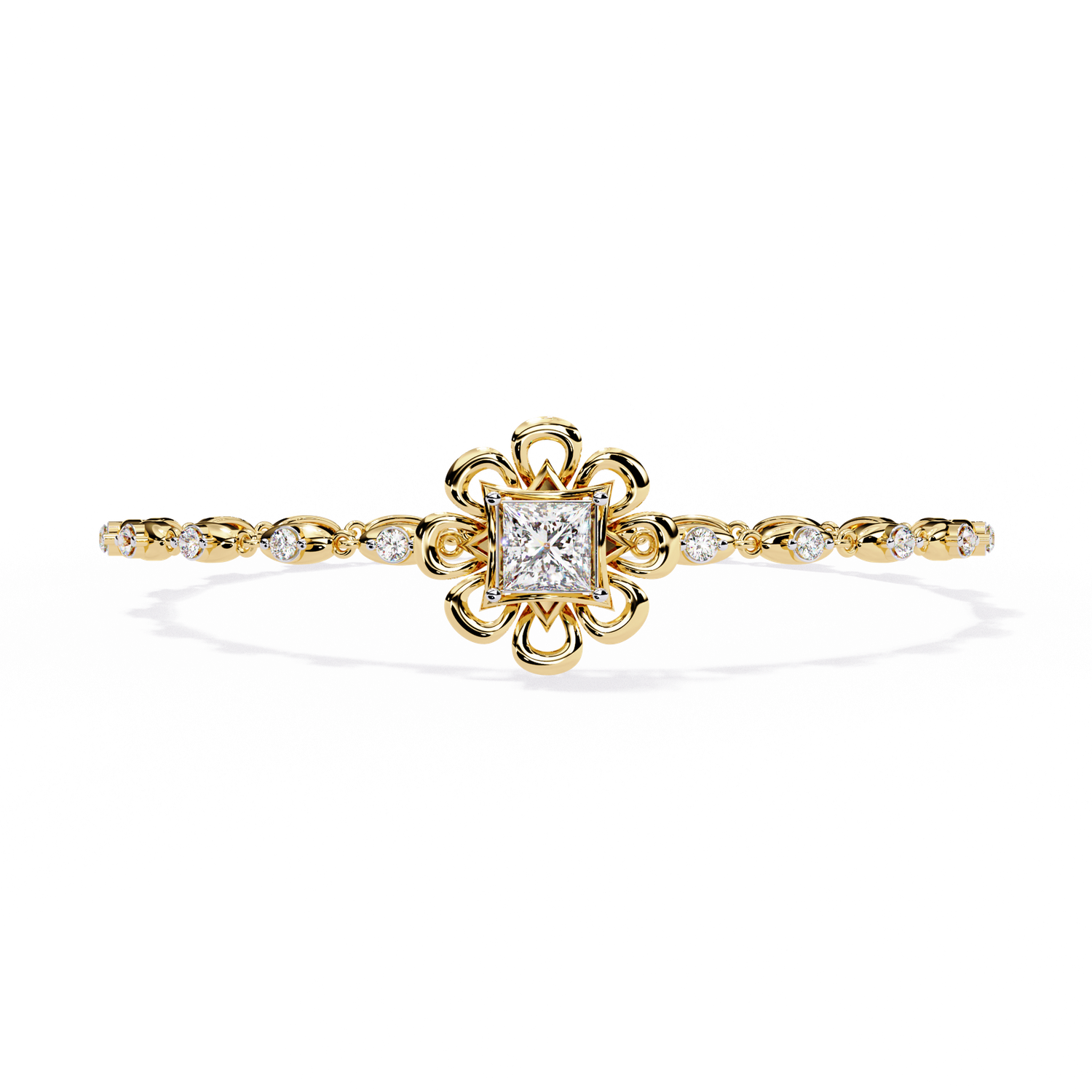 Luxe Flora Diamond Bracelet