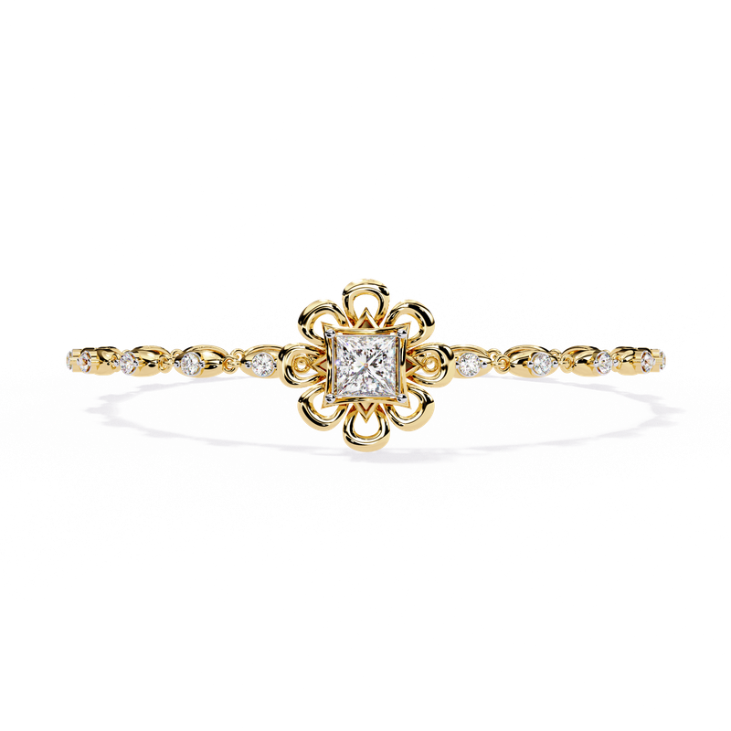 Luxe Flora Diamond Bracelet