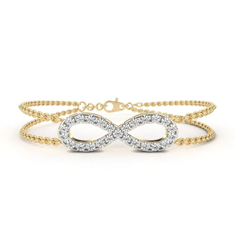Eternal Infinity Diamond Bracelet