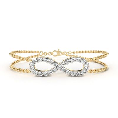 Eternal Infinity Diamond Bracelet