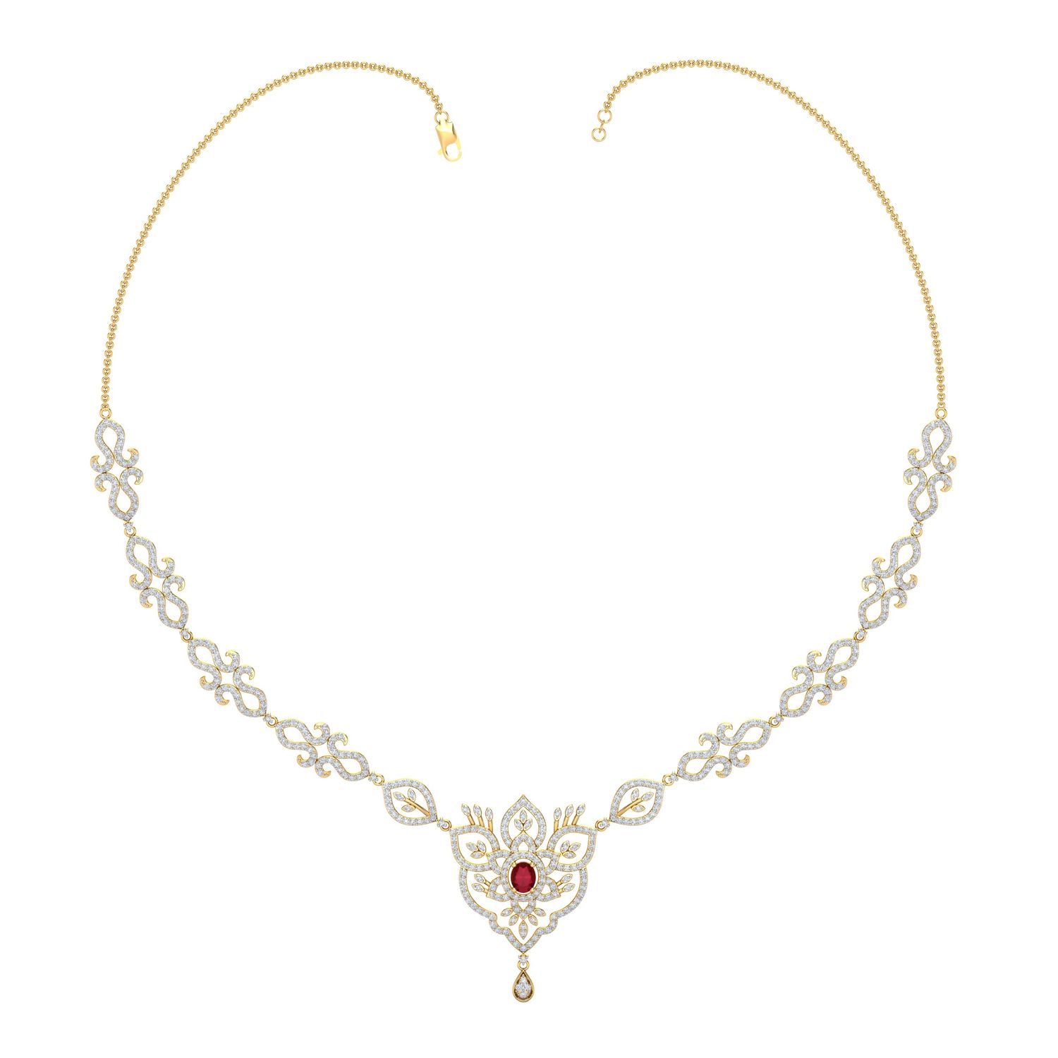 Frosted Splendor Necklace Set