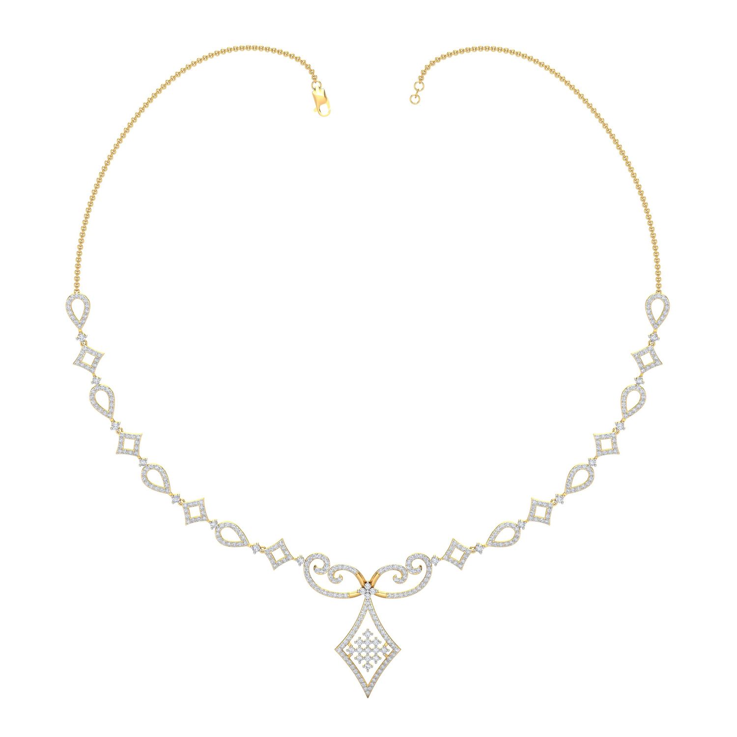 Golden Dusk Necklace Set