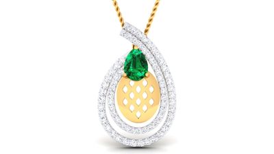 Golden Horizon Pendant Set