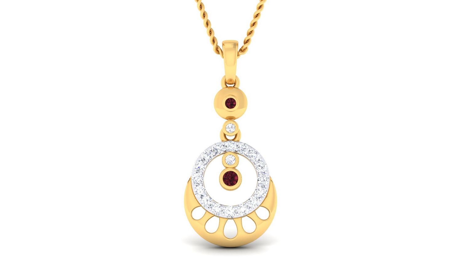 Blossoming Elegance Pendant Set