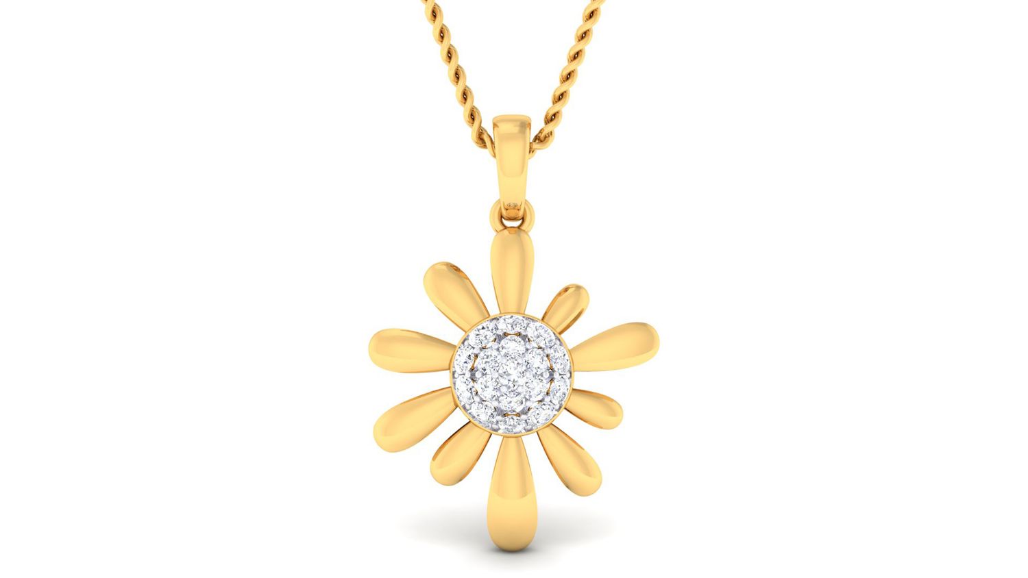 Dazzling Crown Pendant Set