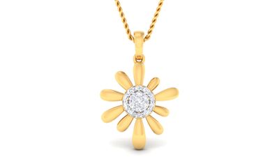 Dazzling Crown Pendant Set