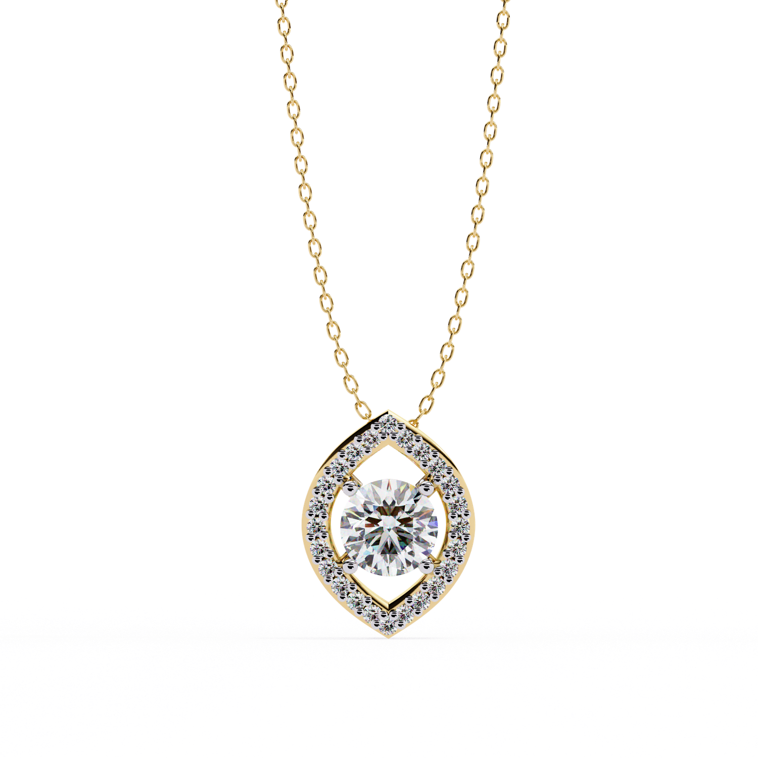 Radiant Marquise Pendant