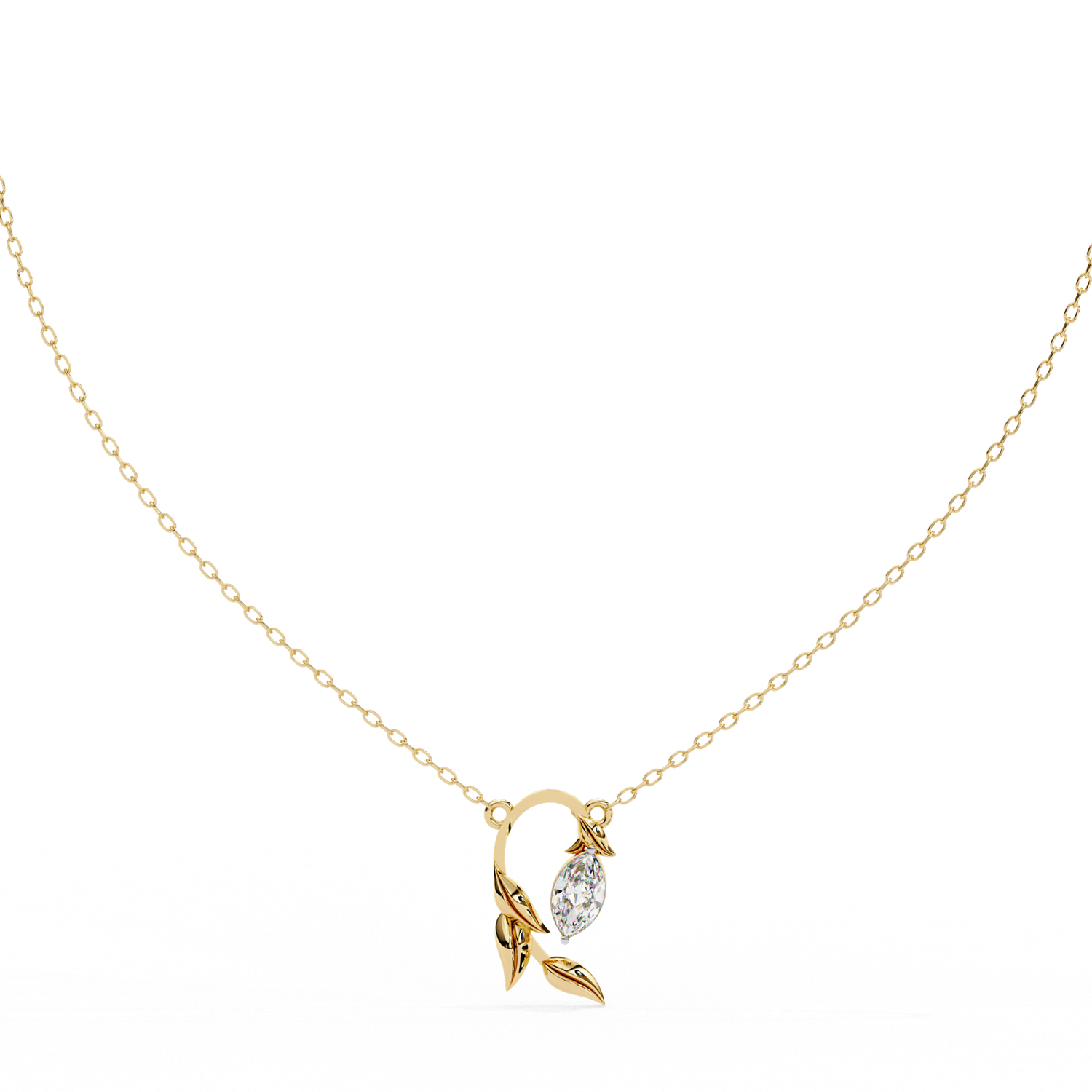 Ethereal Leaf Pendant