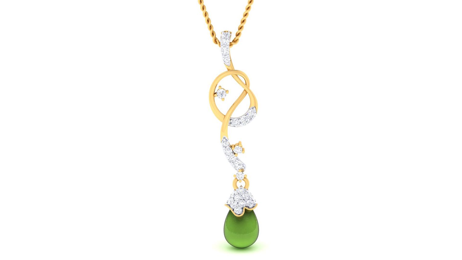 Crescent Glow Pendant Set