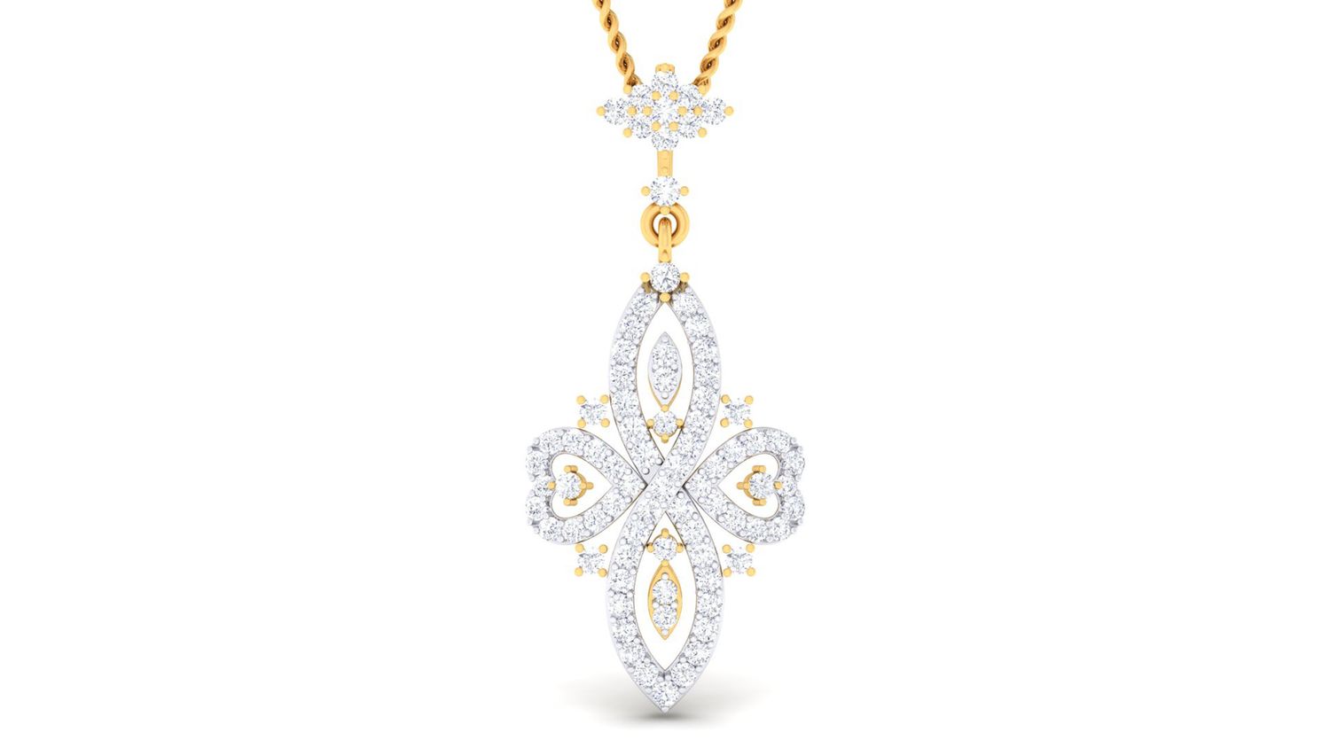 Golden Harmony Pendant Set