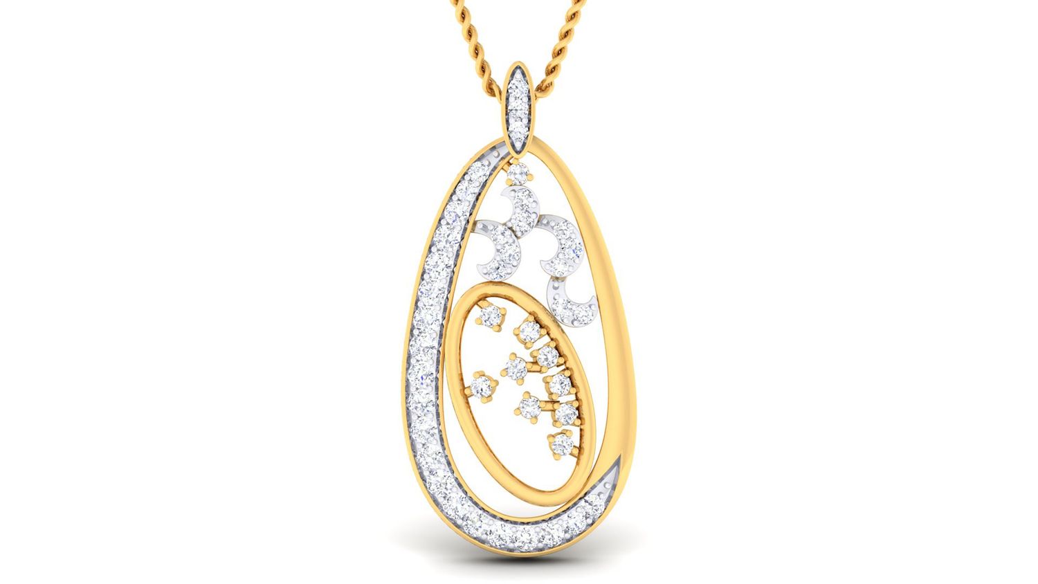 Serene Circle Pendant Set
