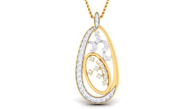 Serene Circle Pendant Set
