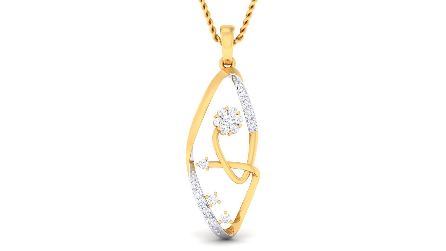 Sapphire Sparkle Pendant Set