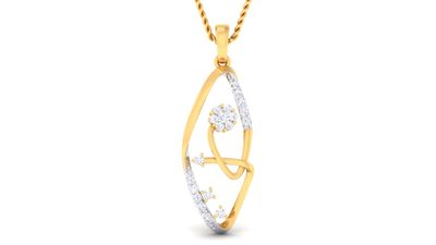 Sapphire Sparkle Pendant Set