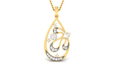 Aurora Crown Pendant Set