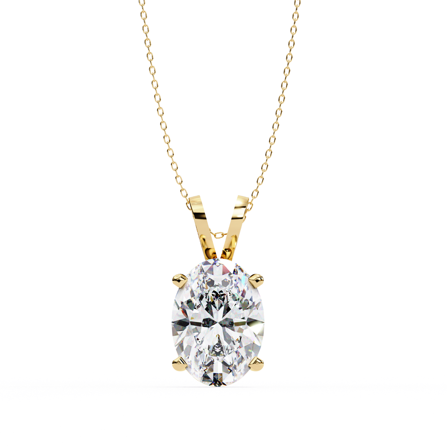 Radiant Oval Grace Pendant