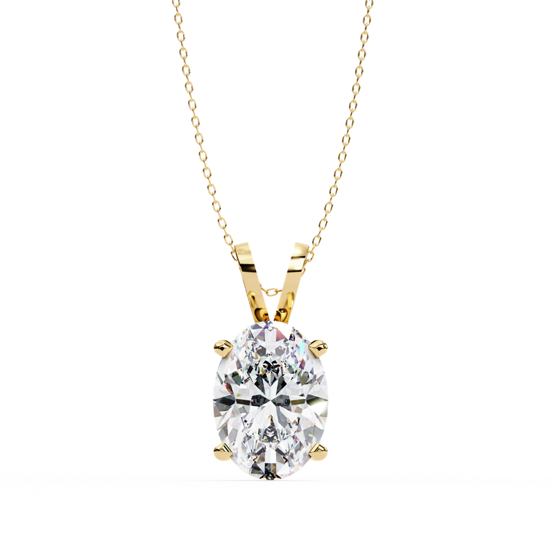 Radiant Oval Grace Pendant