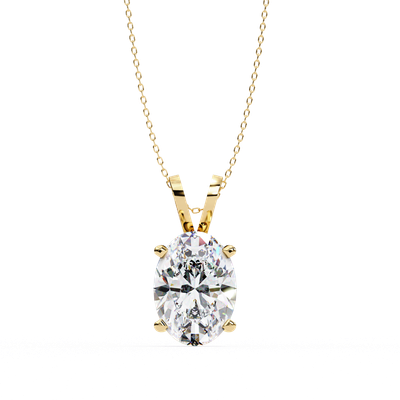 Radiant Oval Grace Pendant