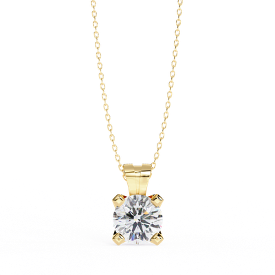 Radiant Solitaire Pendant