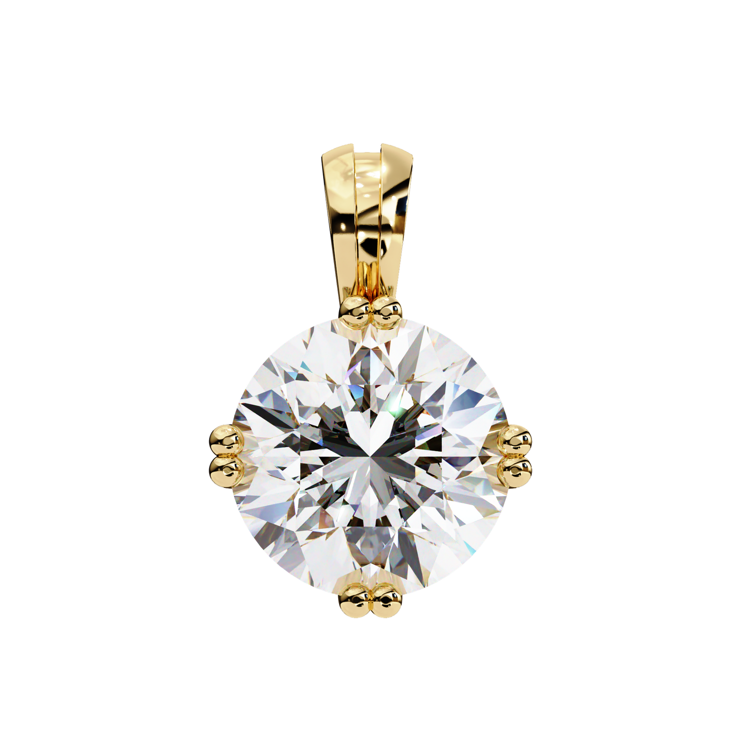 Radiant Solitaire Pendant