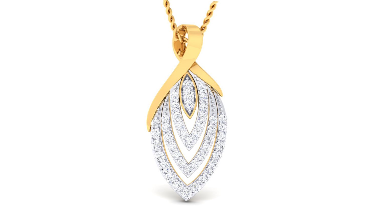 Radiant Spiral Pendant Set