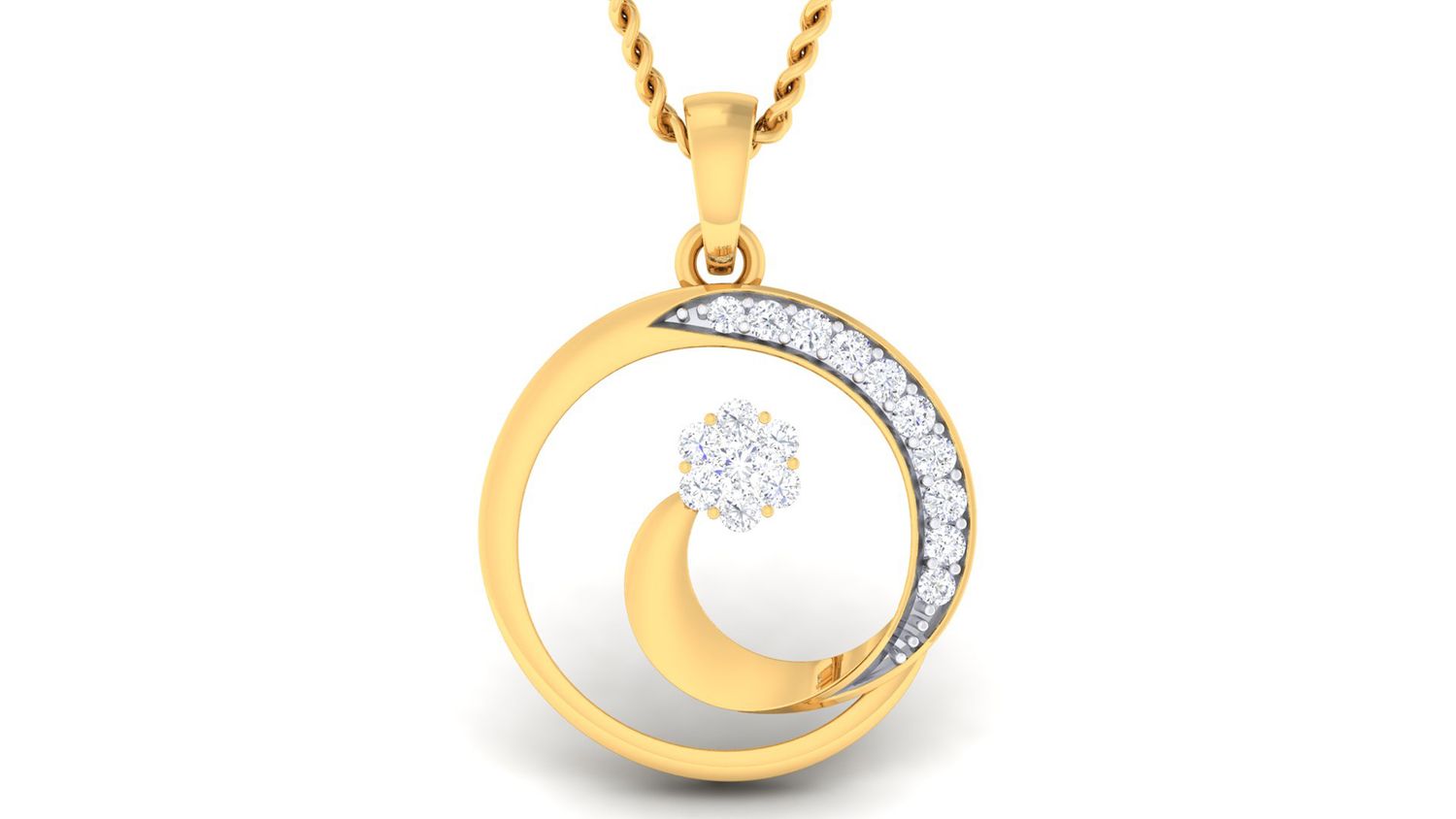 Shimmering Orbit Pendant Set
