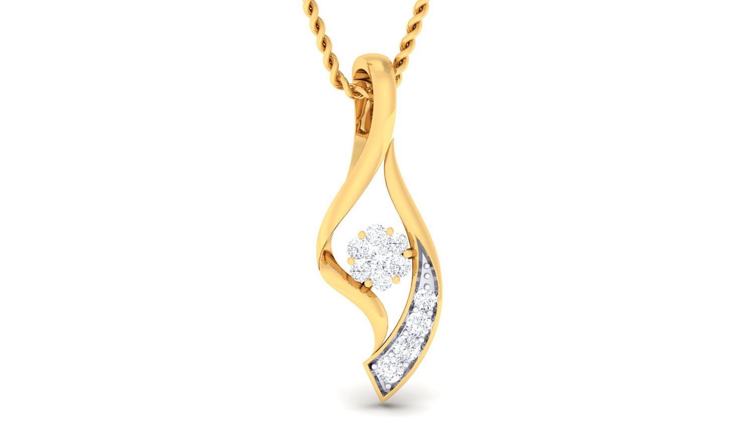 Sapphire Horizon Pendant Set