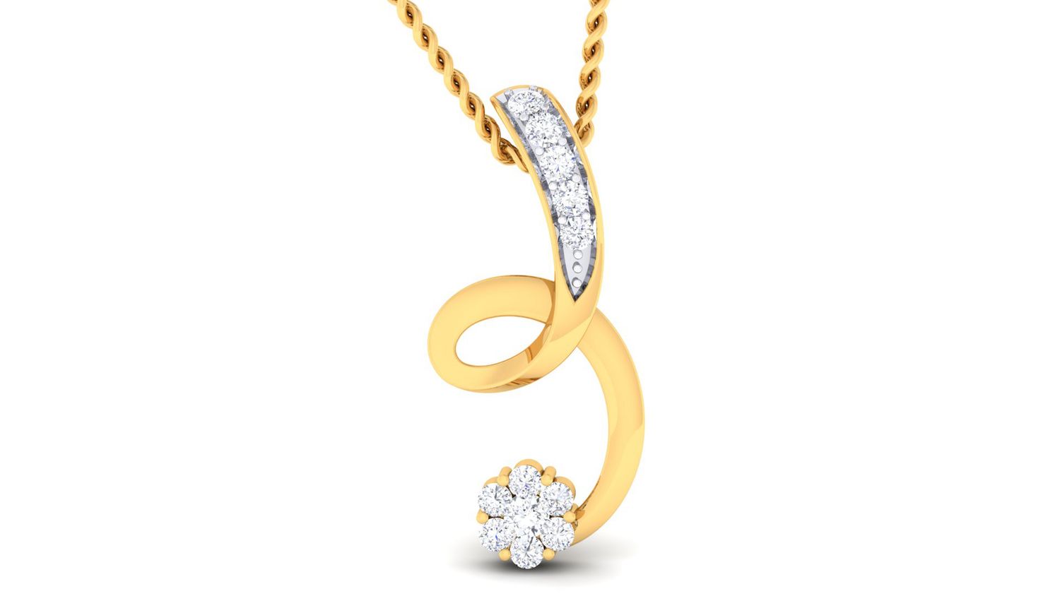 Radiant Waves Pendant Set