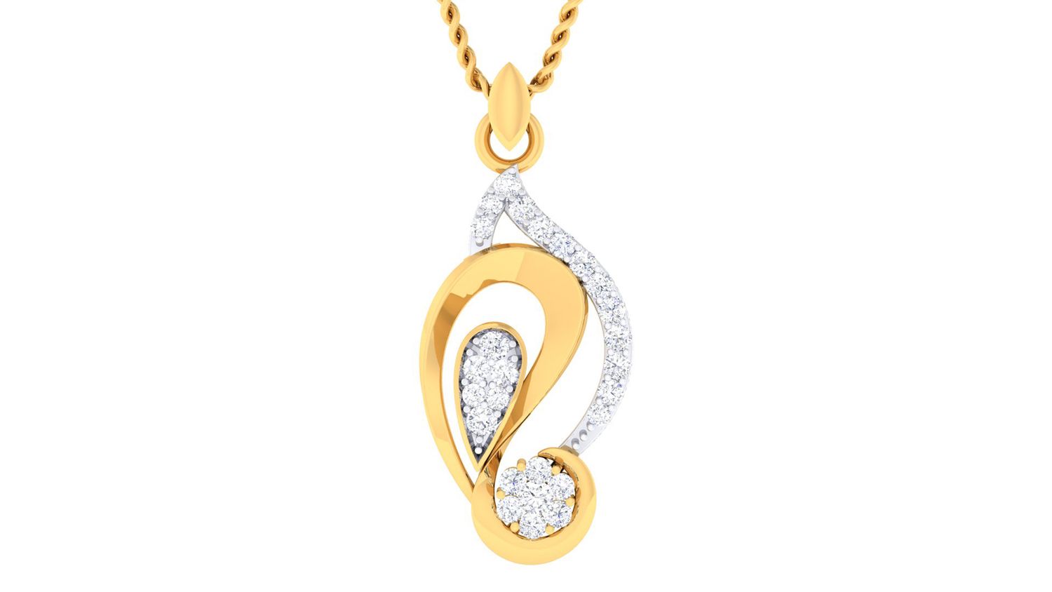 Dancing Flames Pendant Set