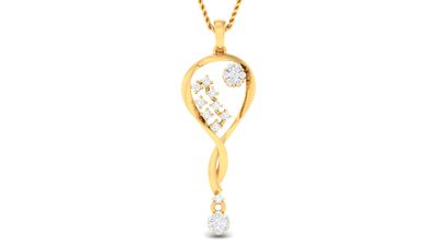 Diamond Veil Pendant Set