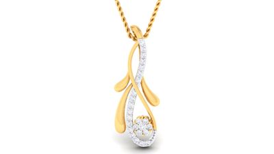 Twinkling Crown Pendant Set