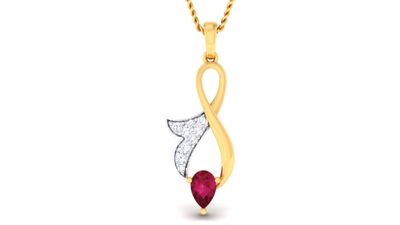 Radiant Ribbon Pendant Set