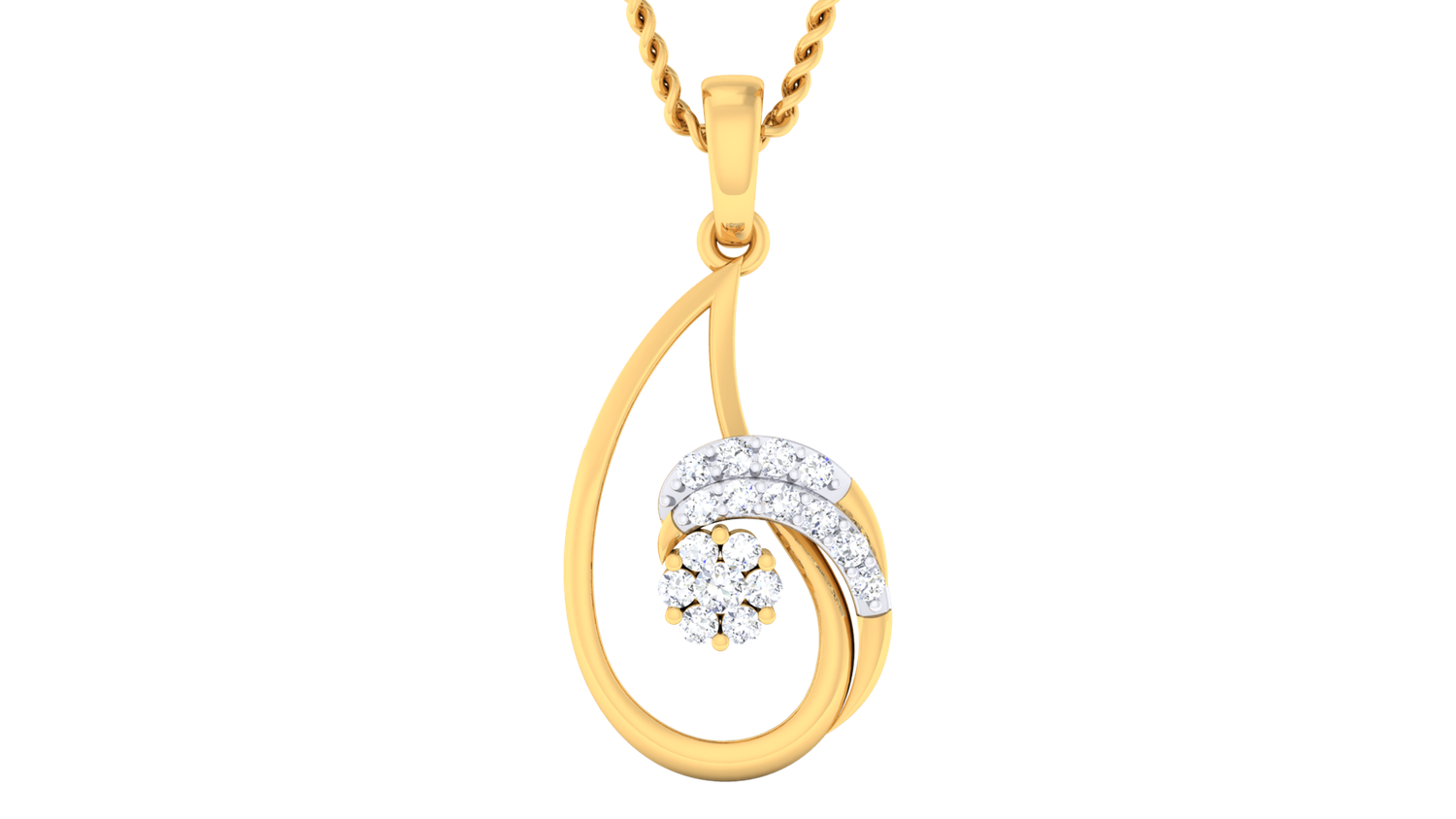 Swan Elegance Pendant Set