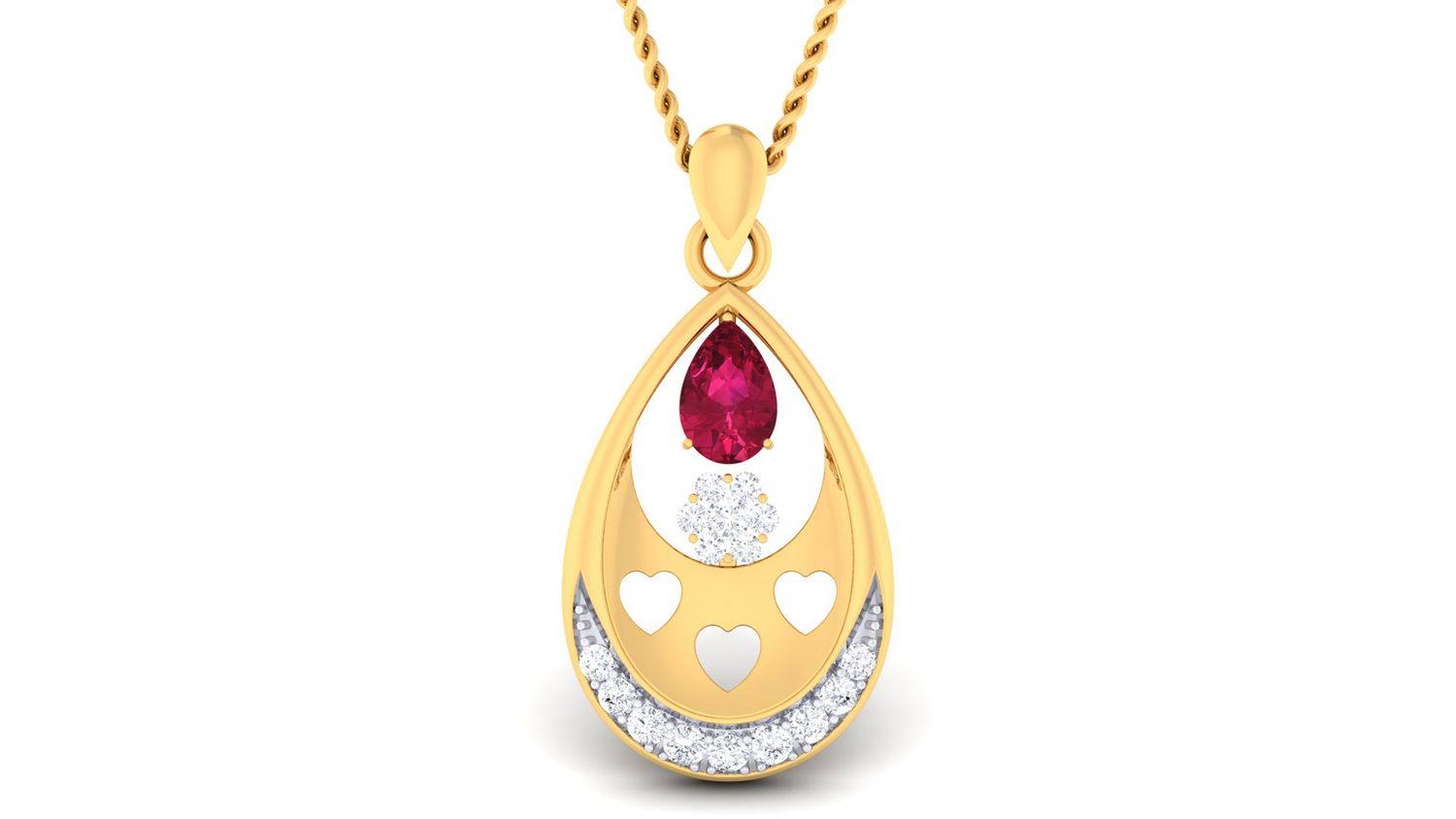 Silver Aurora Pendant Set