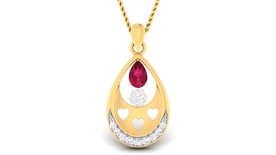 Silver Aurora Pendant Set