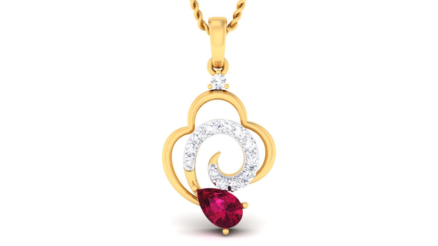 Eternal Spiral Pendant Set
