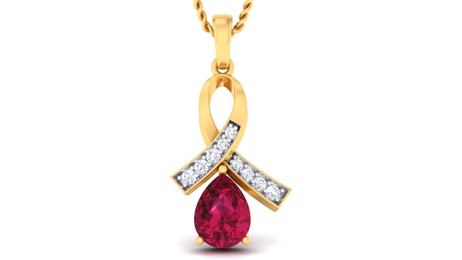 Golden Ember Pendant Set